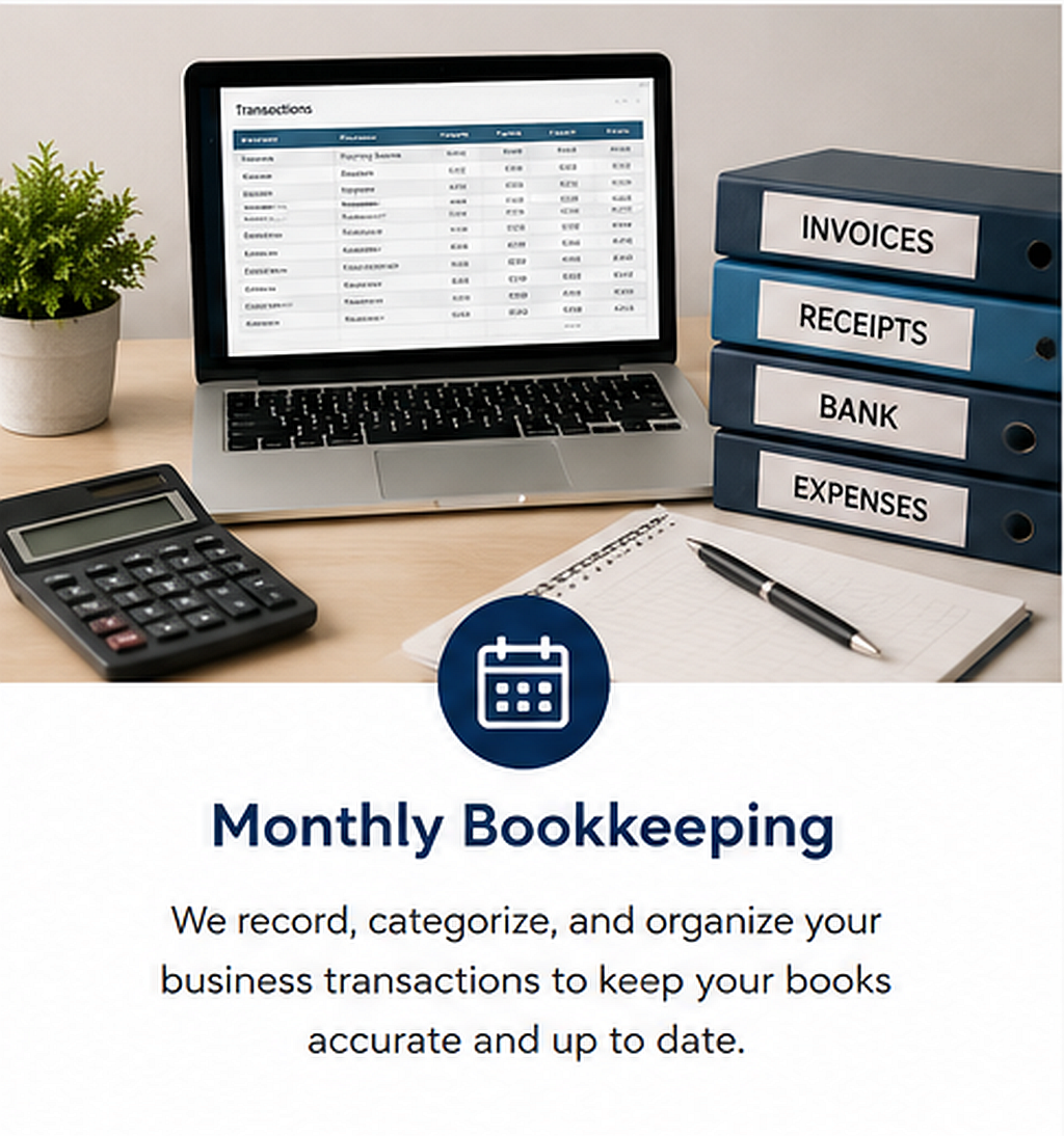 Monthly Bookkeeping